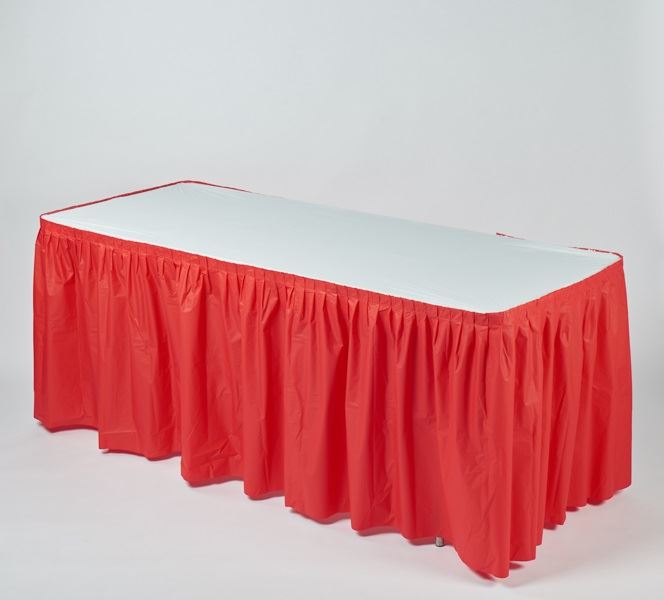 KwikSkirts Plastic Table Skirts 8 Feet Combo Set PackagedKwik
