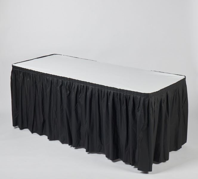 KwikSkirts Plastic Table Skirts 8 Feet Combo Set PackagedKwik