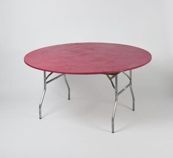 Kwik Covers Round Plastic Table, 72 In Round Table Pad
