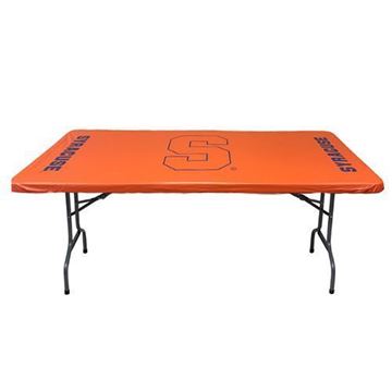 Syracuse University Orange 30”x72" Fitted Plastic Table Covers