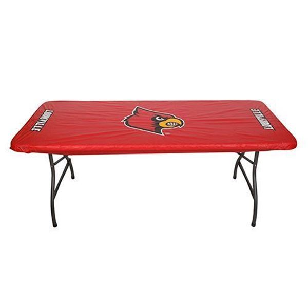 Louisville Cardinals Red 30”x 72" Fitted Plastic Table Covers