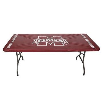 Mississippi State Bulldogs 30”x 96" Fitted Plastic Table Covers