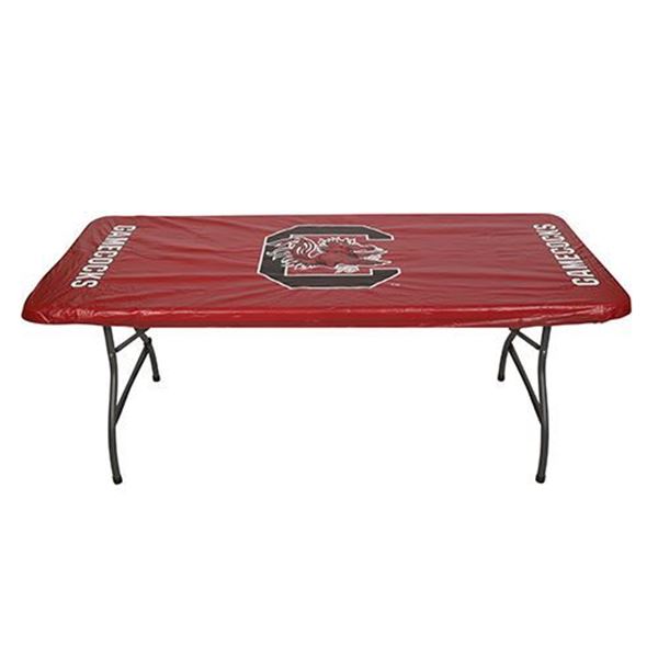 South Carolina Gamecocks 30”x 72" Fitted Plastic Table Covers