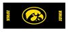 University of Iowa Hawkeyes Black 30”x96" Fitted Table Cover