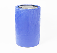 55 Gallon Plastic Fitted Can Cover - Blue