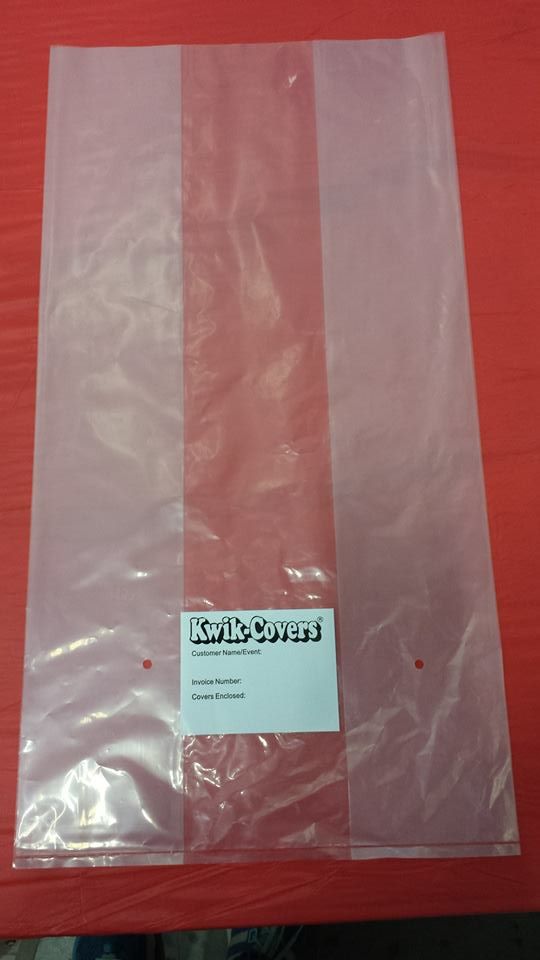 Poly Bag-Kwik-Covers plastic with elastic, fitted table covers, many ...