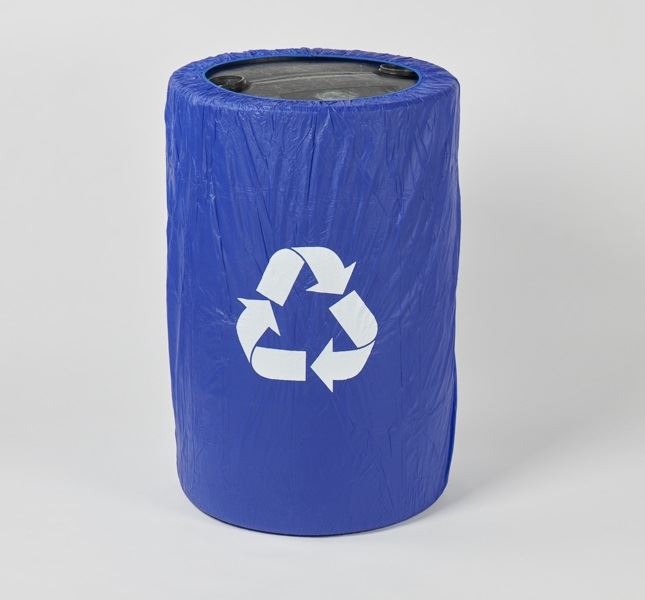 KwikCan Garbage Can Covers 55 GallonKwikCovers plastic with elastic, fitted table covers