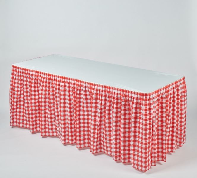 KwikSkirts Plastic Table Skirts 6 Feet Combo Set PackagedKwik