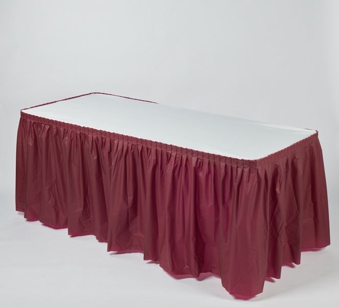 KwikSkirts Plastic Table Skirts BulkKwikCovers plastic with
