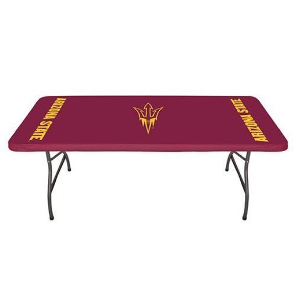 Arizona State Sun Devils Maroon  30”x96"Fitted  Table Cover