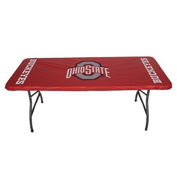 Ohio State Buckeyes Red 30”x 72" Fitted Table Cover